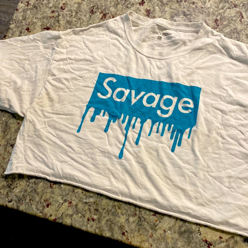 Cute savage shirt from fashion nova